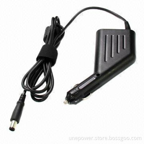 In-car Charger for HP Laptop, 18.5V, 3.5A, 65W Output, 7.4*5.0mm, with Pin, Black Color